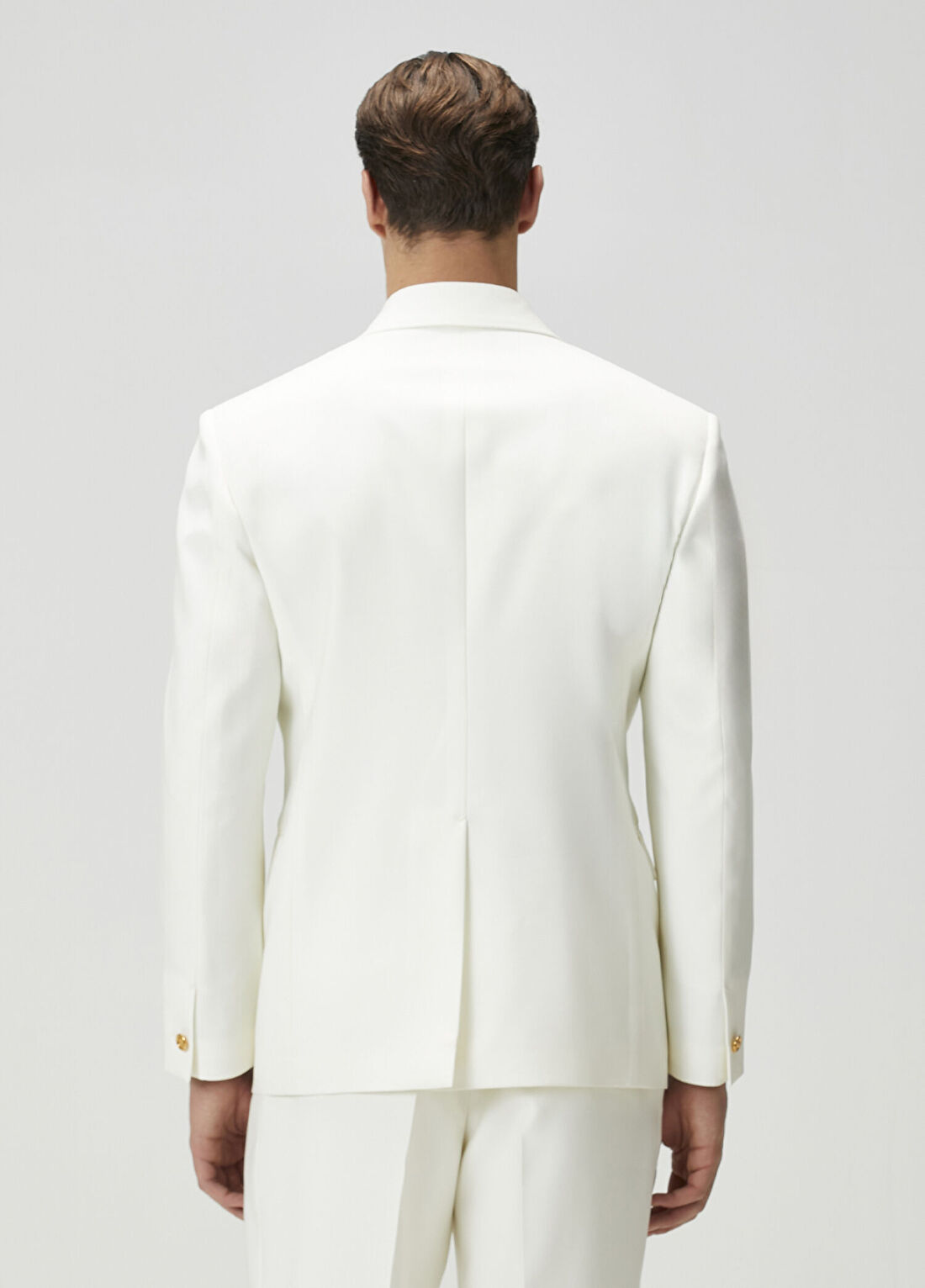 Versace Kırık Beyaz Yün Ceket görsel 4
