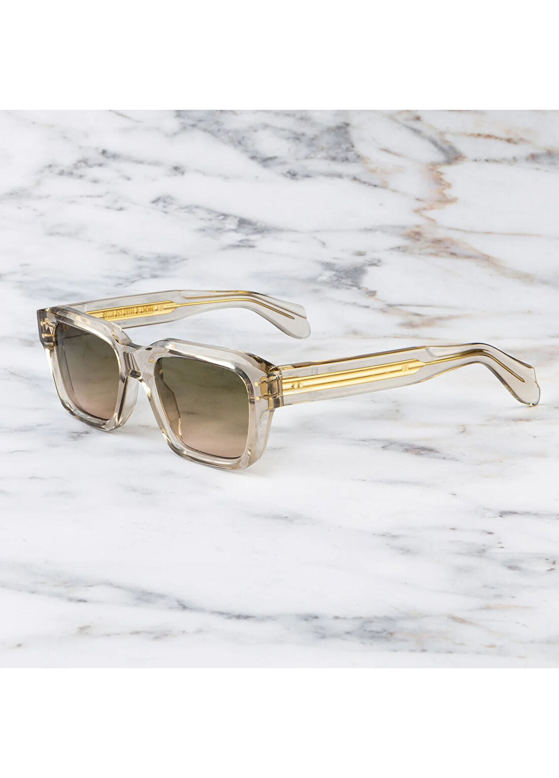 CUTLER AND GROSS CGSN1432 Sand Crystal Asetat Unisex Güneş Gözlüğü görsel 2