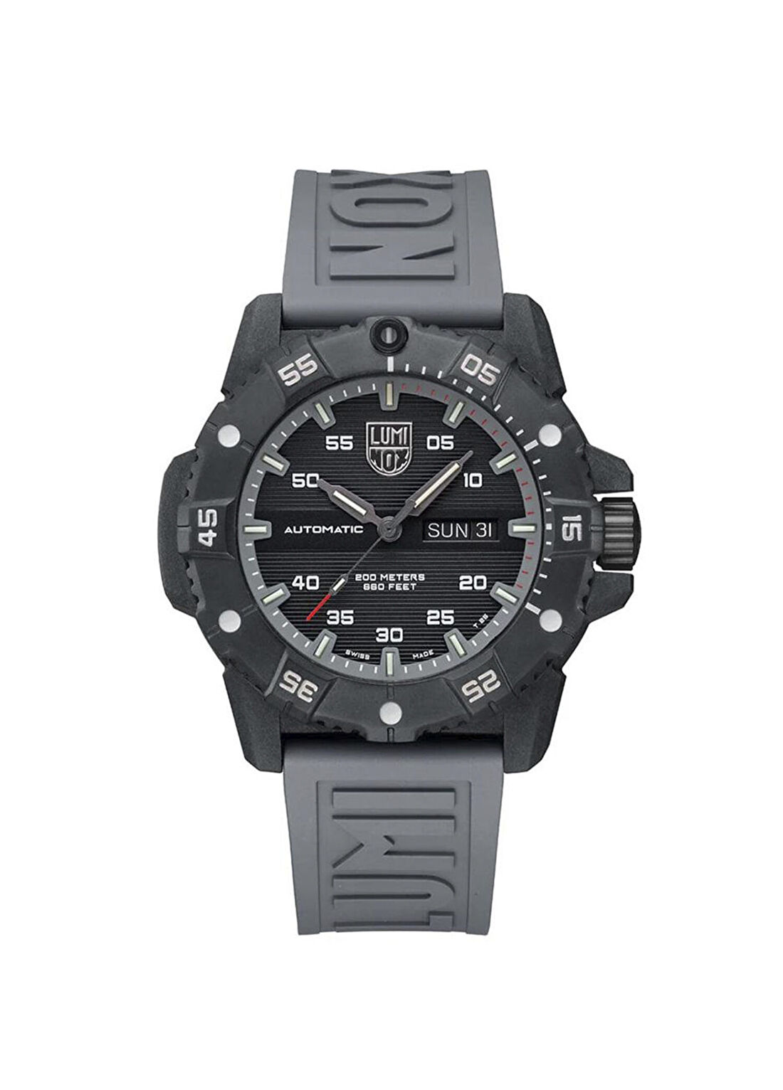 Luminox XS.3862 Gri Silikon Erkek Kol Saati