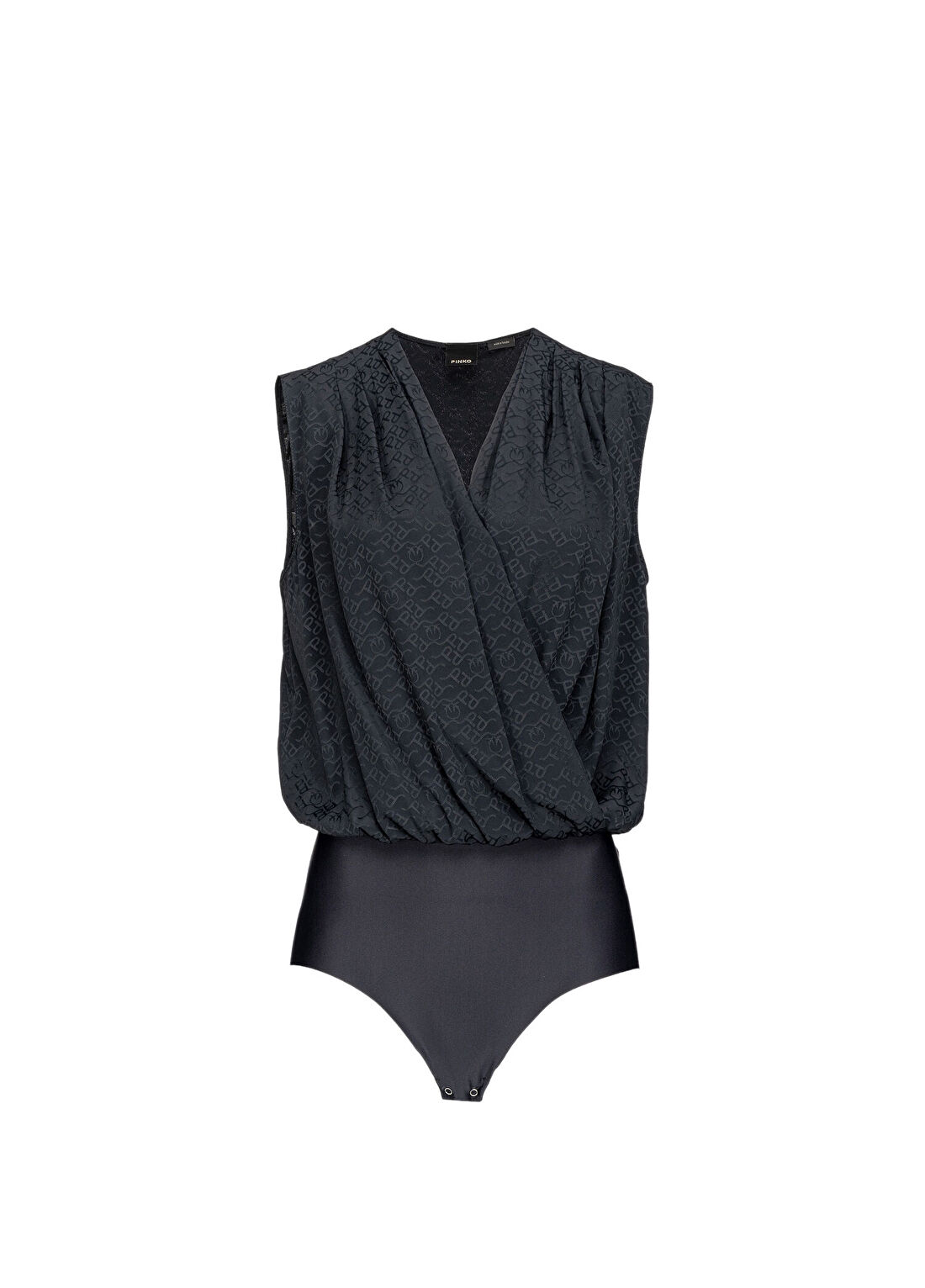 Pinko Ines 12 Siyah Kolsuz Kadın Body