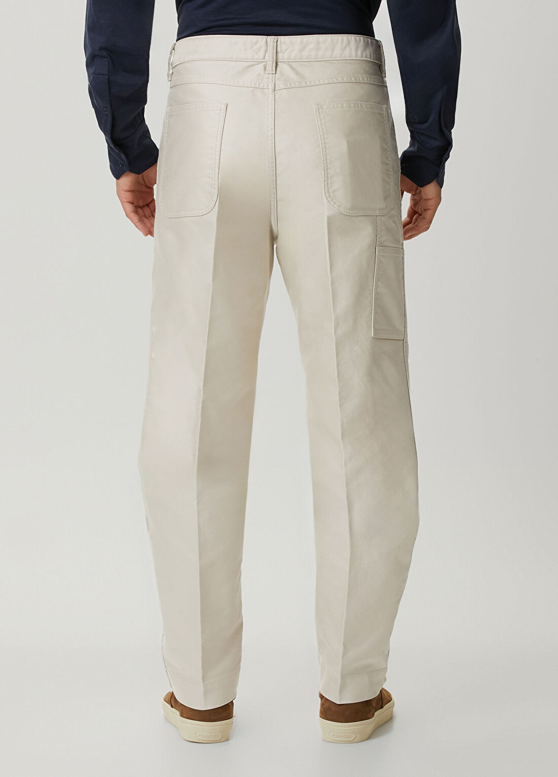 Tom Ford Ekru Carpenter Pantolon görsel 3