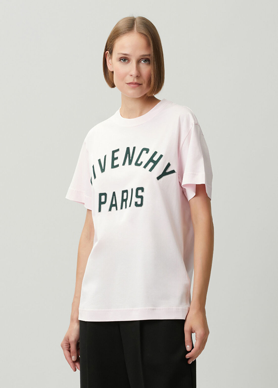 Givenchy Açık Pembe Logolu T-shirt görsel 3