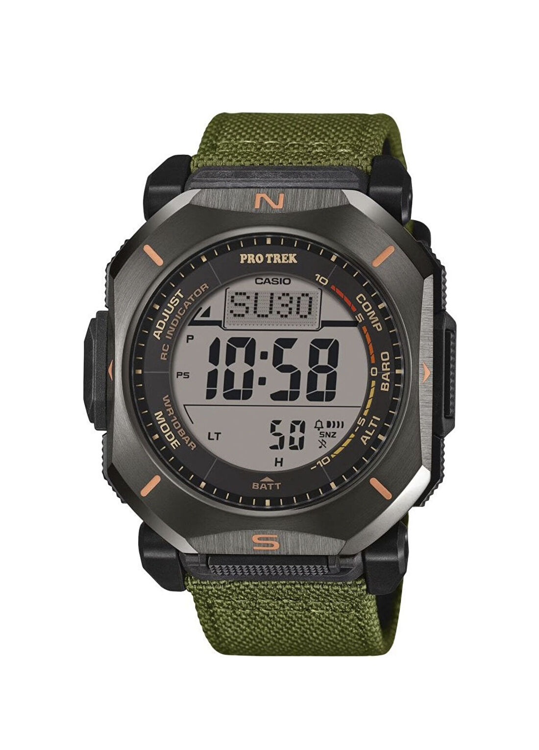 Casio PRW-69YB-3DR Yeşil Kumaş Erkek Kol Saati