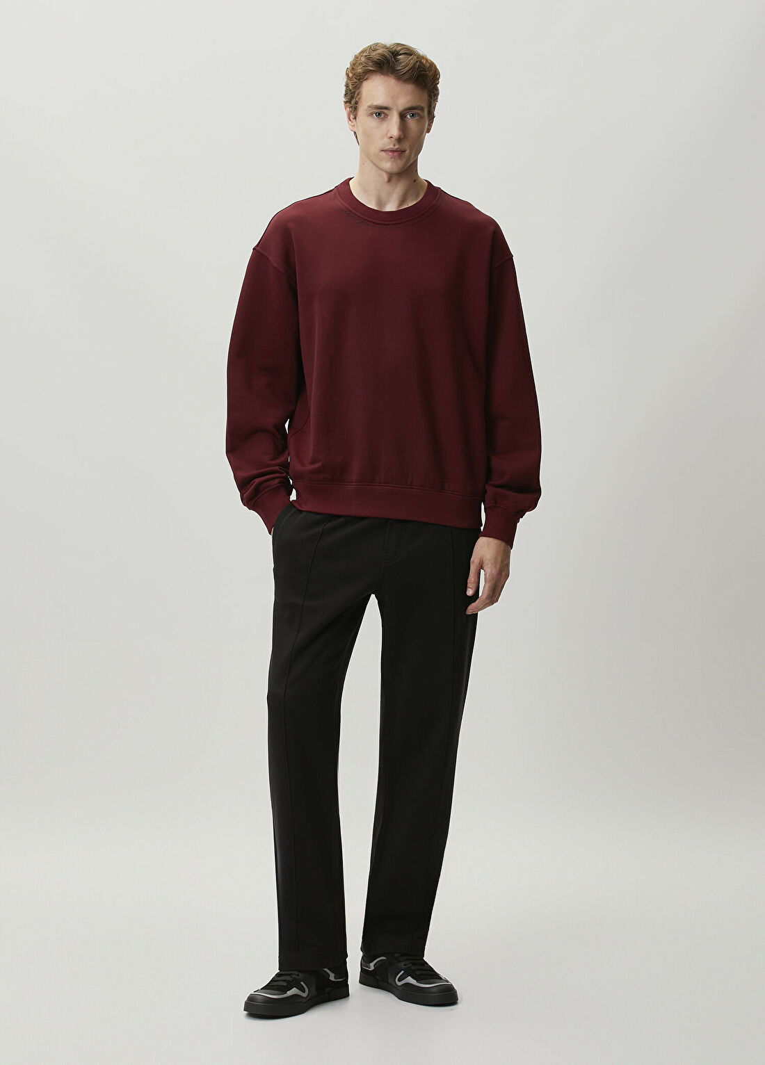 Dolce&Gabbana Bordo Basic Sweatshirt görsel 2