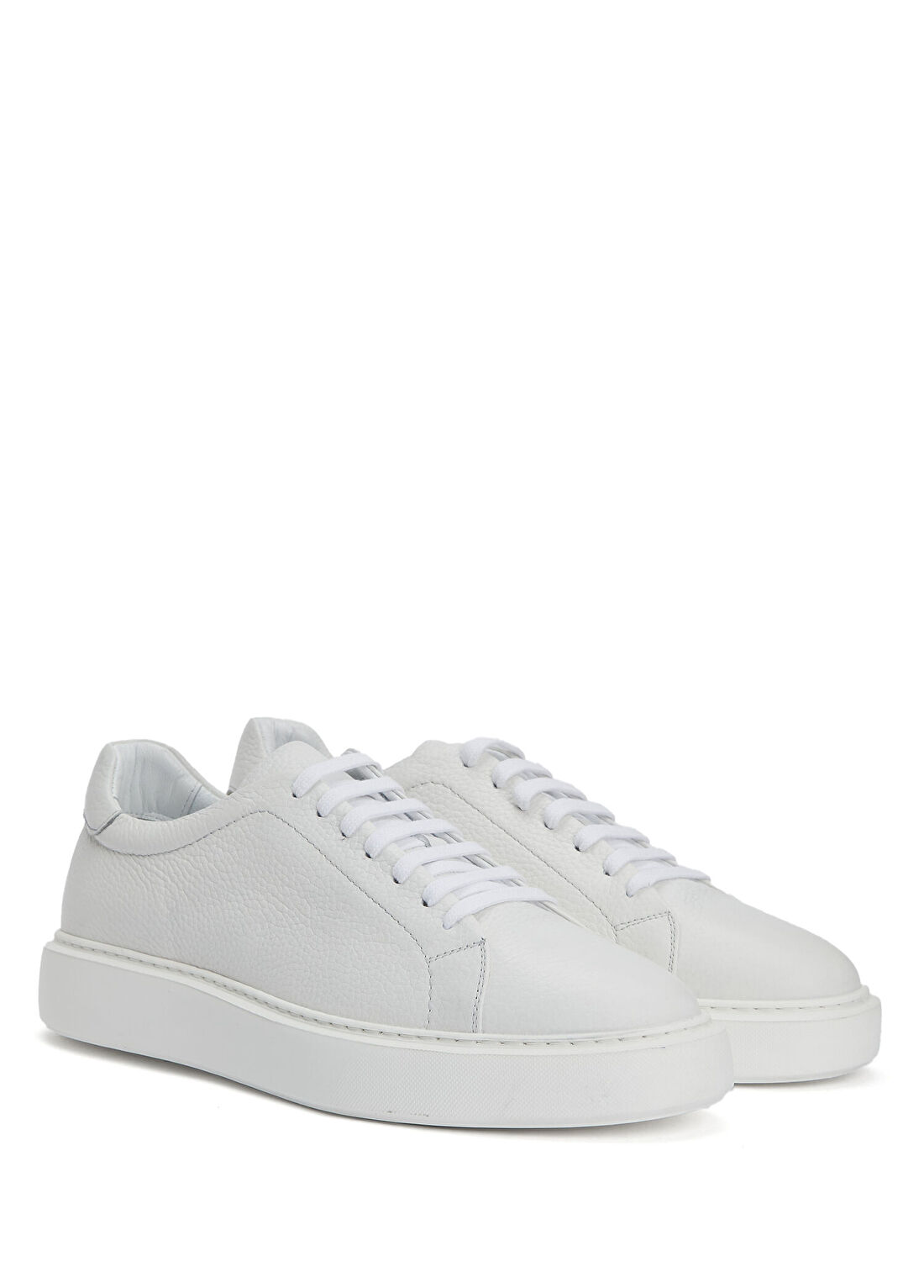 Beymen Club Beyaz Erkek Deri Basic Sneaker görsel 2