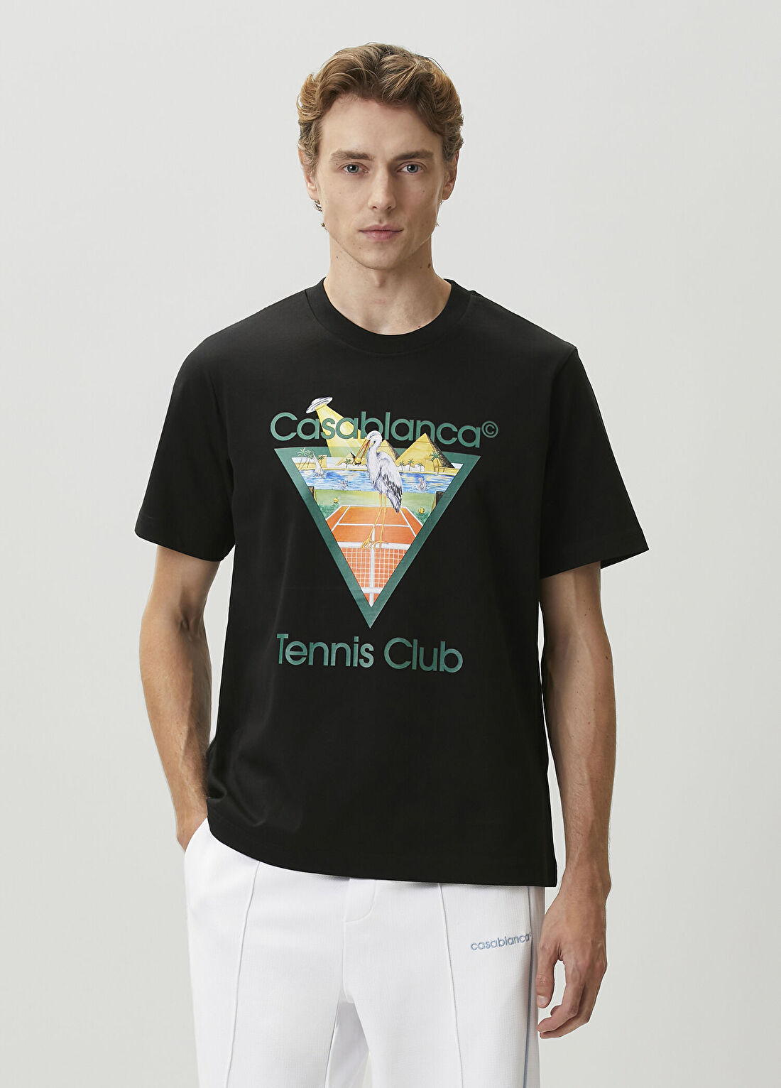 Casablanca Siyah T-shirt