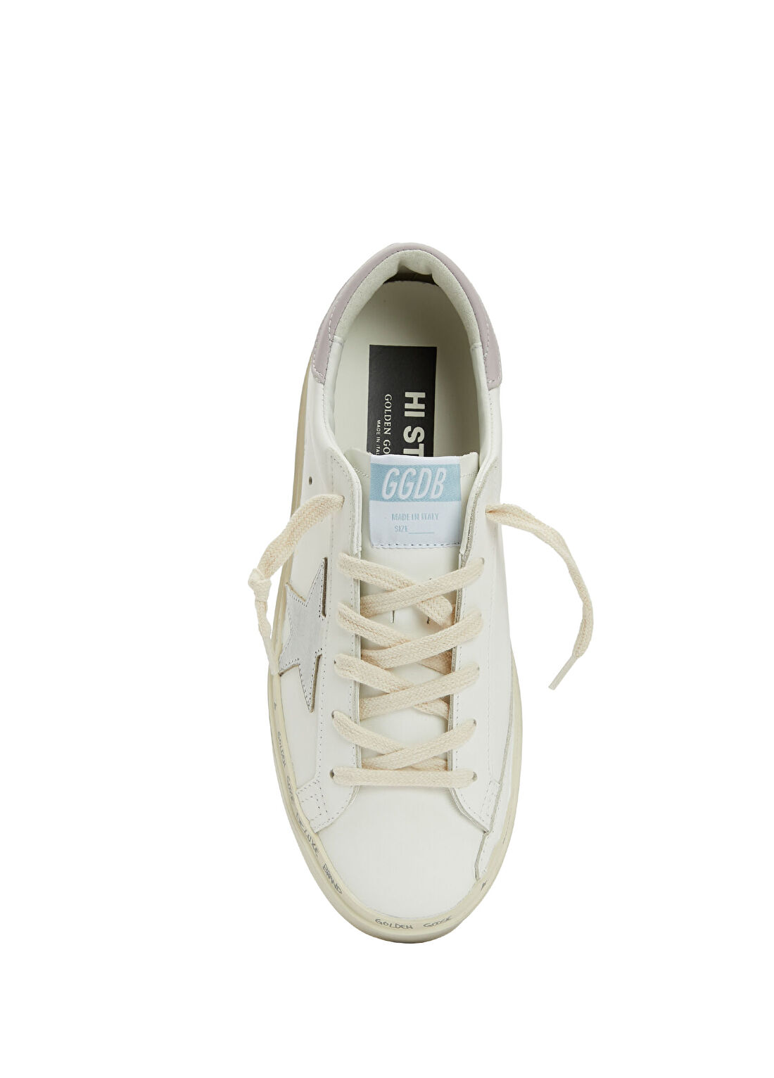 Golden Goose Hi Star Beyaz Kadın Sneaker görsel 4