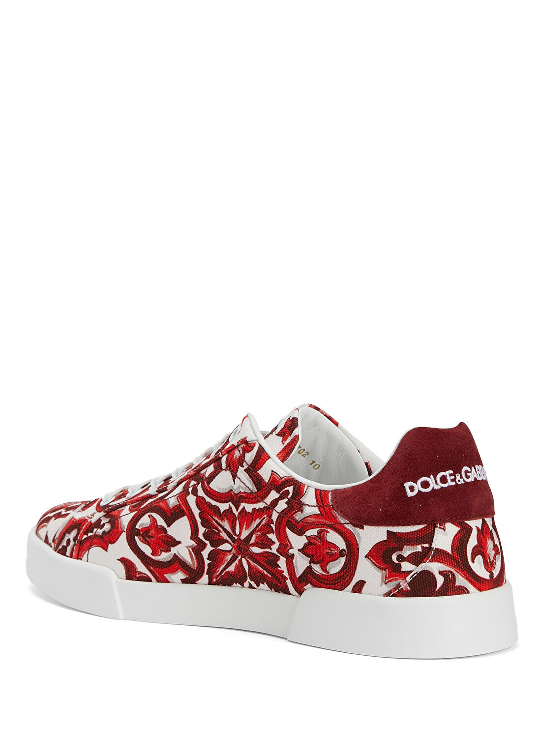 Dolce&Gabbana Majolica Kırmızı Erkek Sneaker görsel 3
