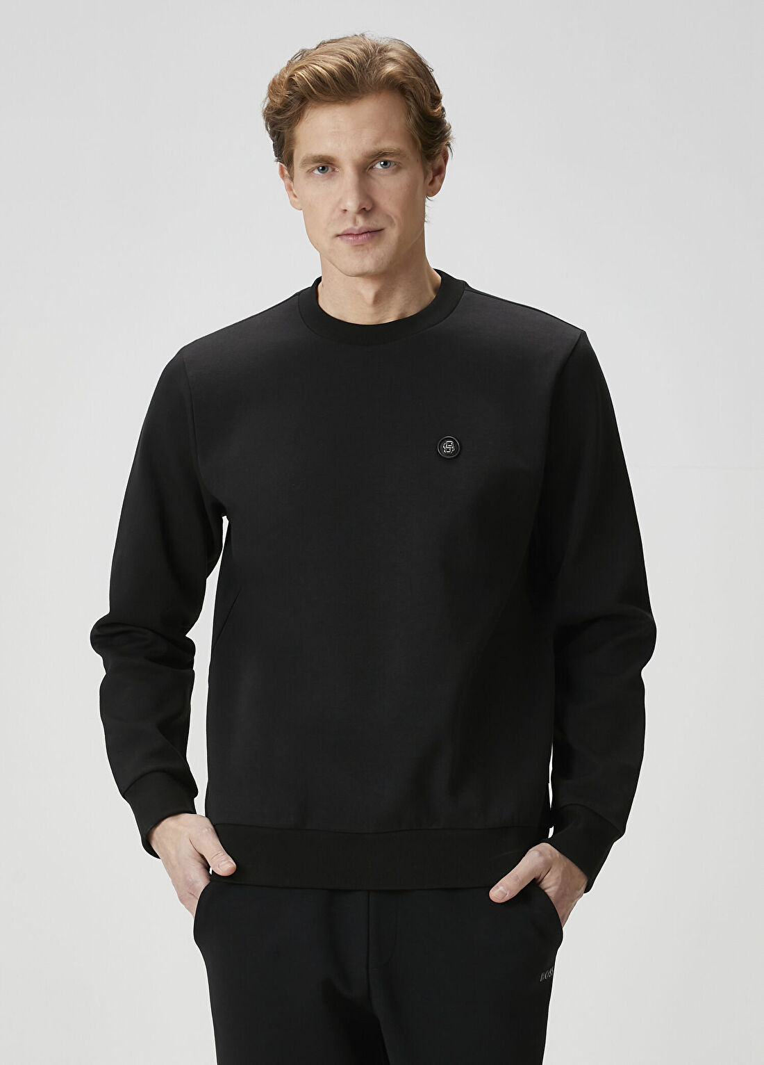Boss Siyah Sweatshirt
