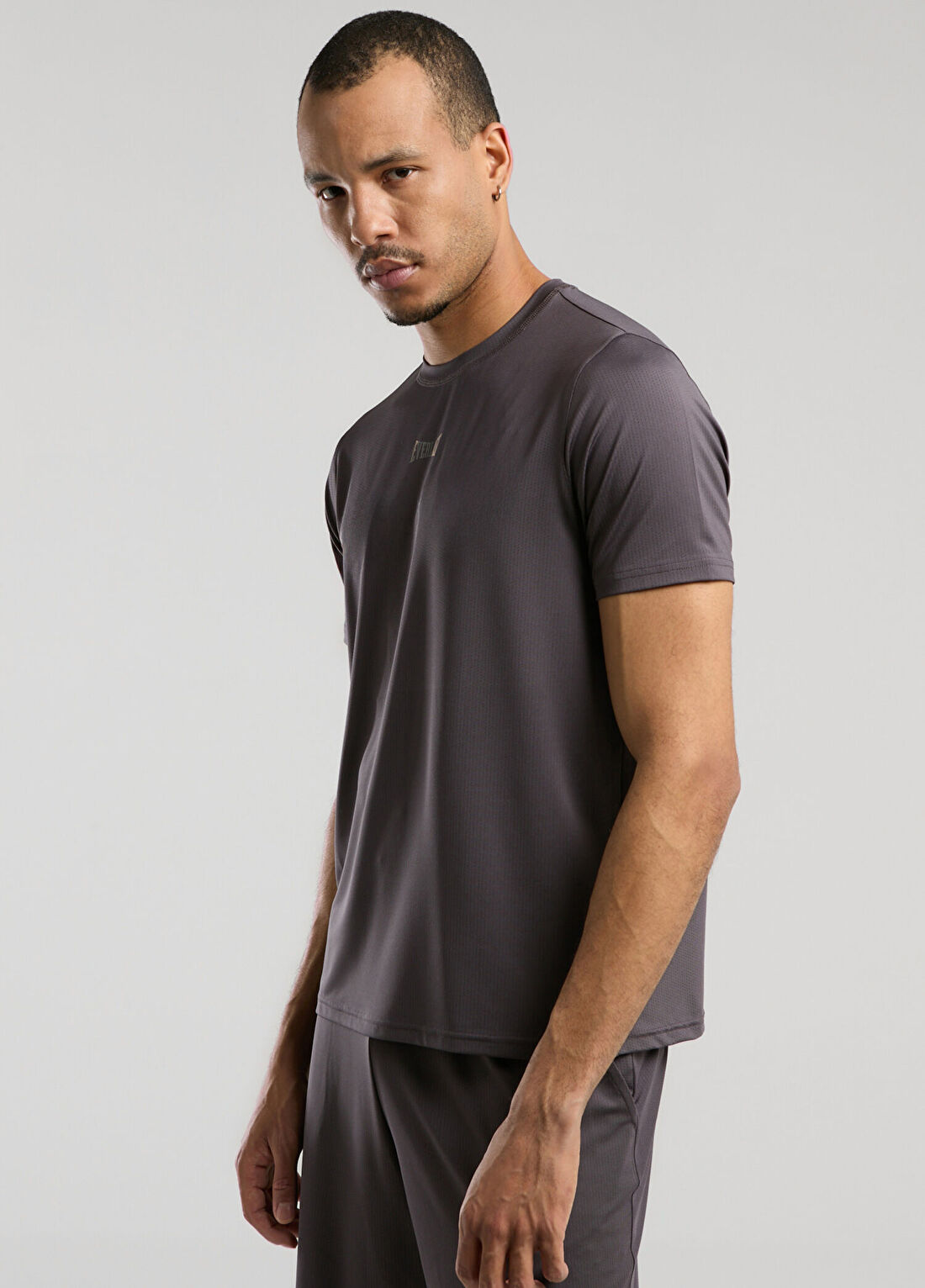 Everlast Everfit Training Essentials Füme Erkek Spor T-Shirt görsel 4