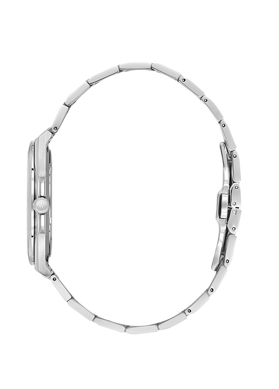Wainer WA.17700-B Gümüş Metal Erkek Kol Saati görsel 2