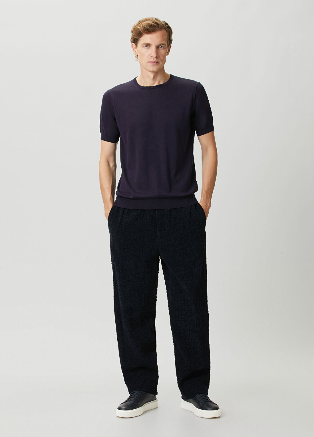 Giorgio Armani Mor İpek Triko görsel 2