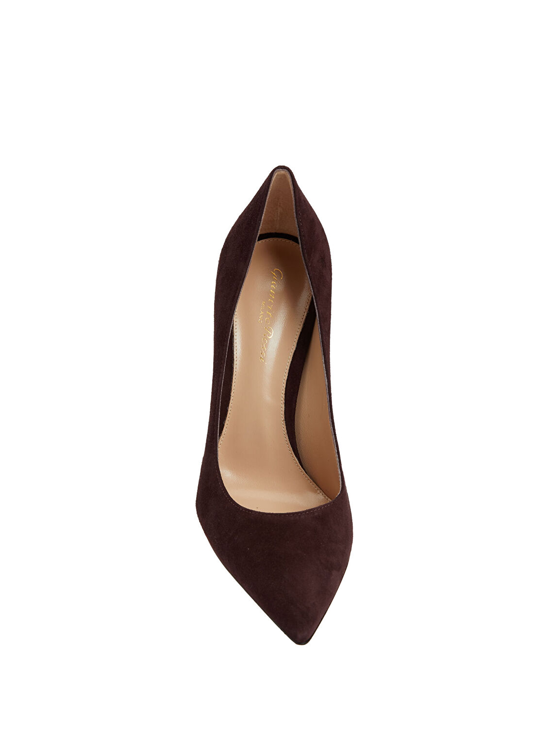 Gianvito Rossi Bordo Süet Stiletto görsel 4