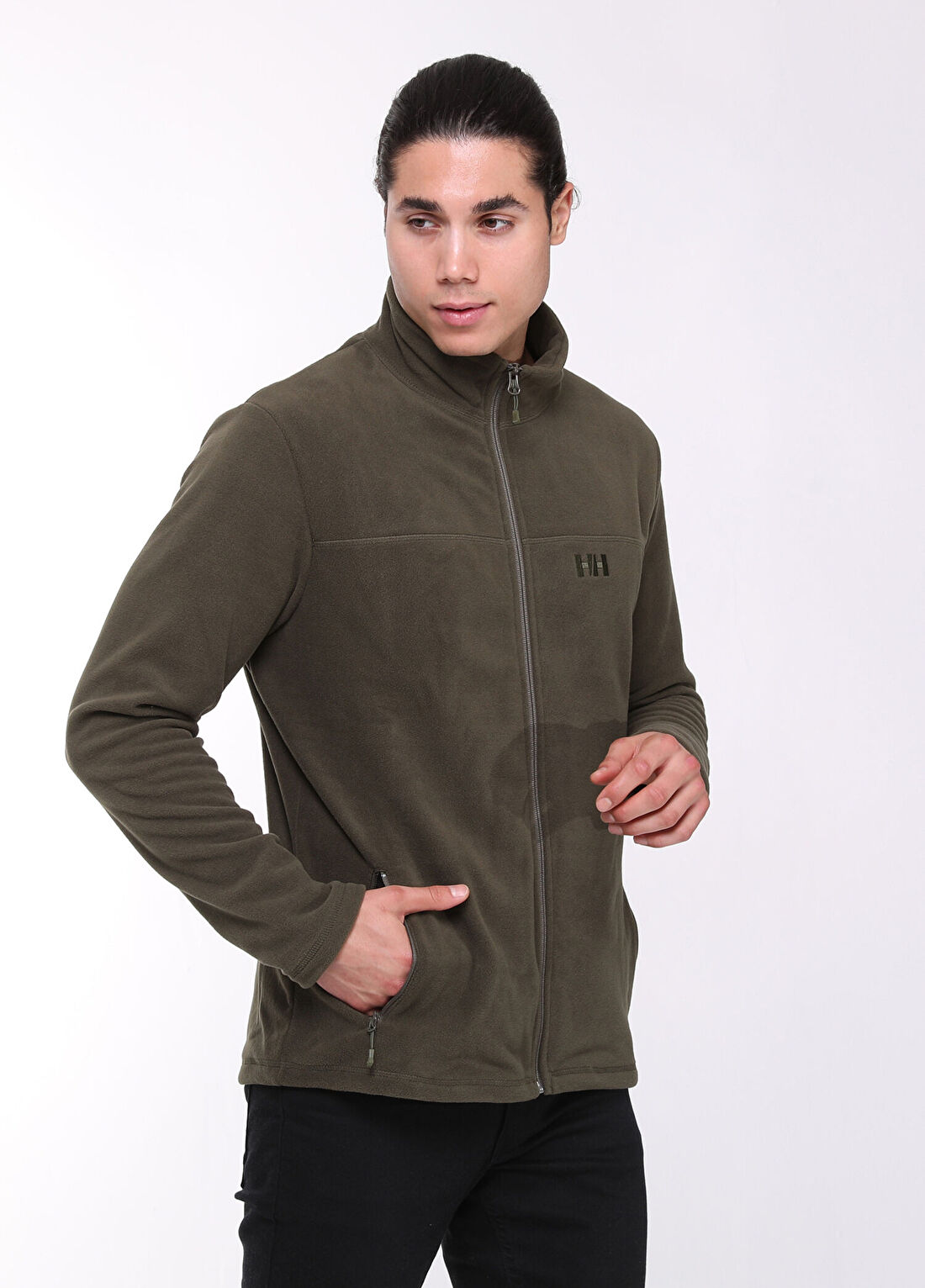 Helly Hansen Zippy Yeşil Erkek Polar Mont görsel 3