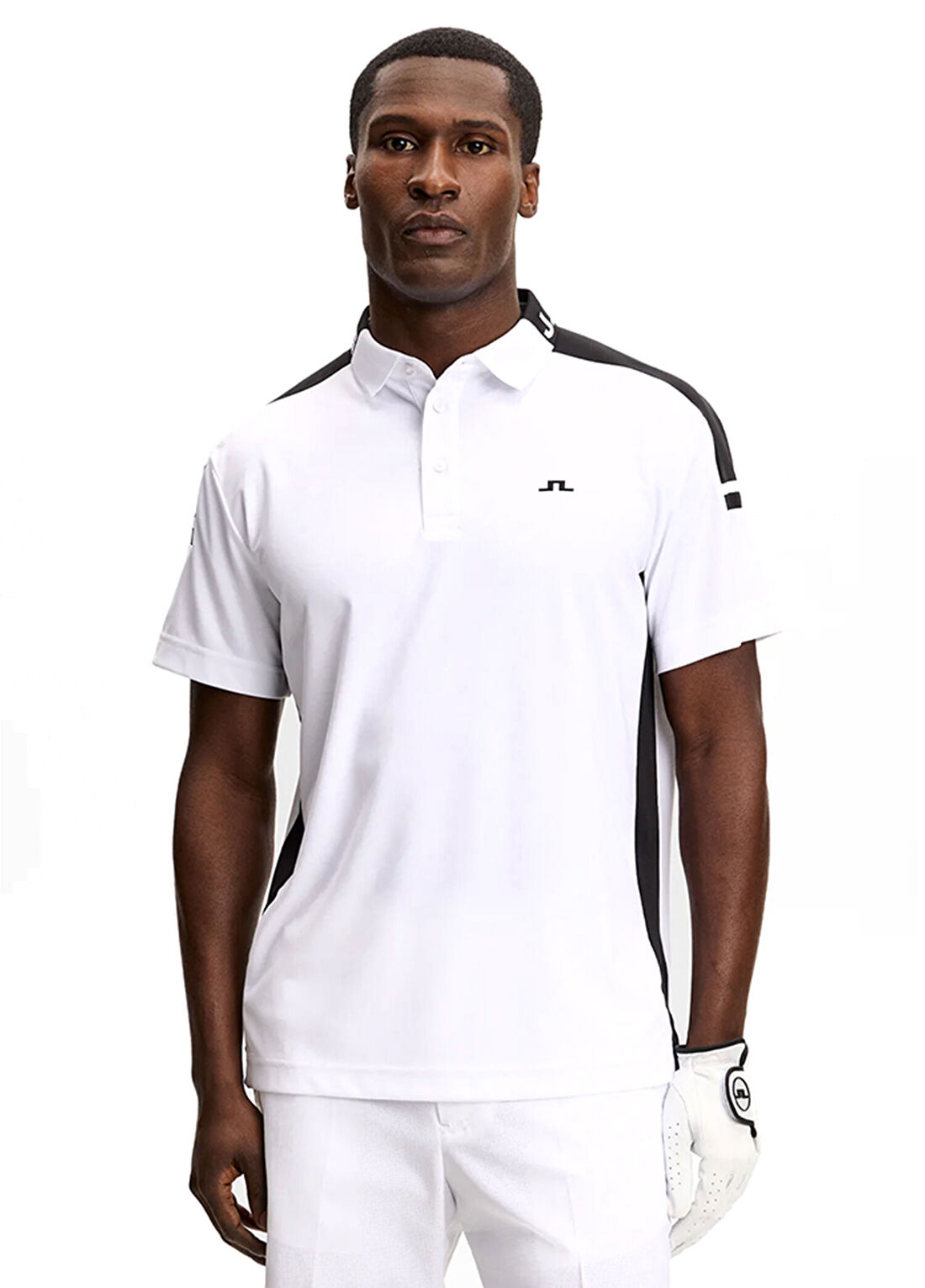 J.Lindeberg Bo Beyaz Polo Yaka Kısa Kollu Erkek T-Shirt görsel 3