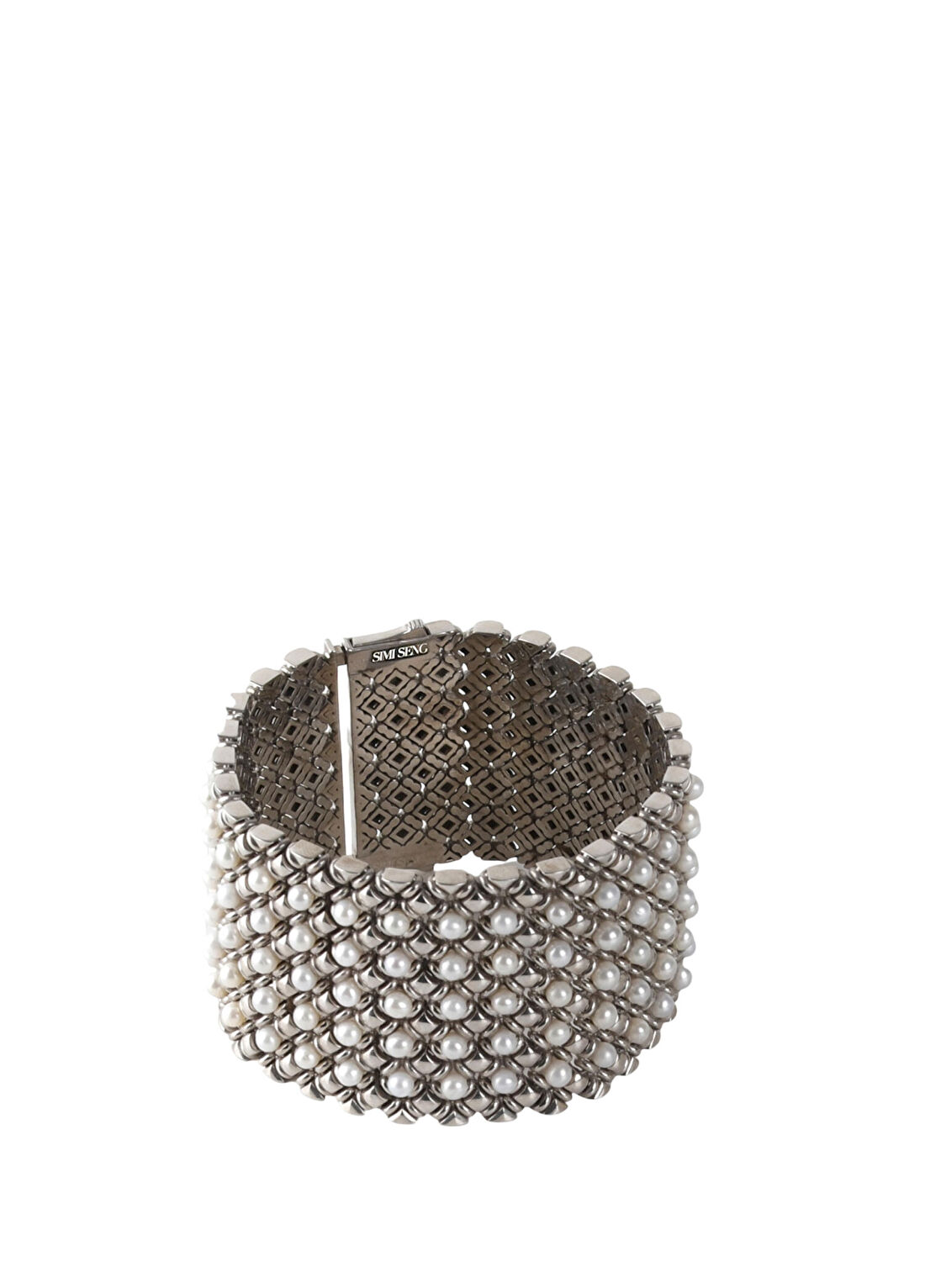 Simi Seng Pearl Crush Kadın Gümüş Bileklik