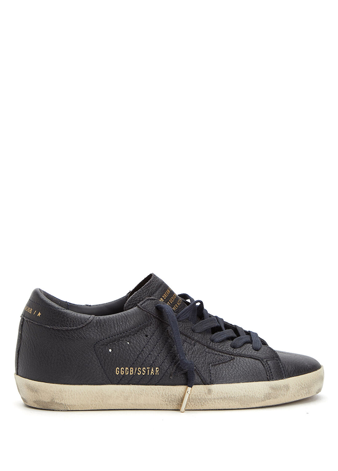 Golden Goose Super Star Lacivert Kadın Deri Sneaker
