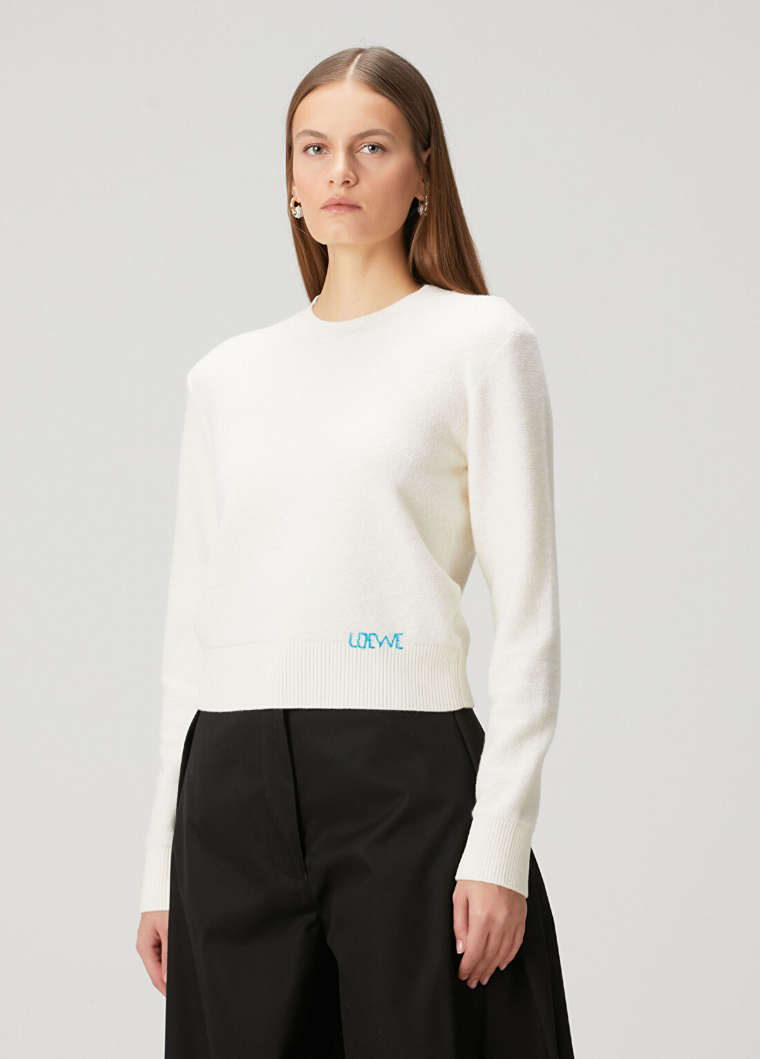 Loewe Ekru Yün Triko