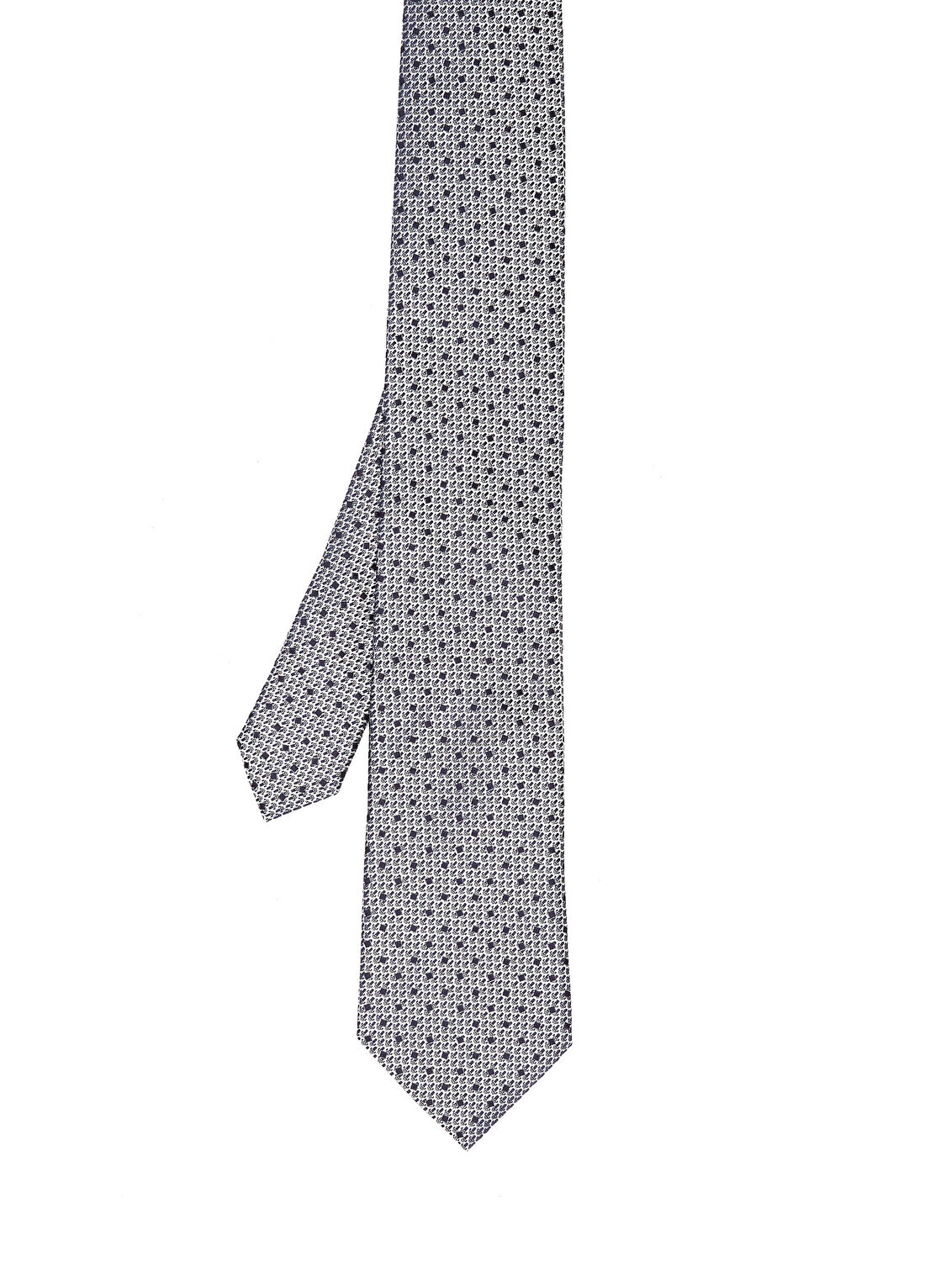 Zegna Lacivert İpek Kravat