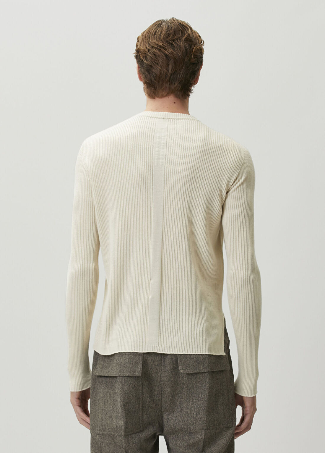 Rick Owens Geo Ekru Yün Triko görsel 4