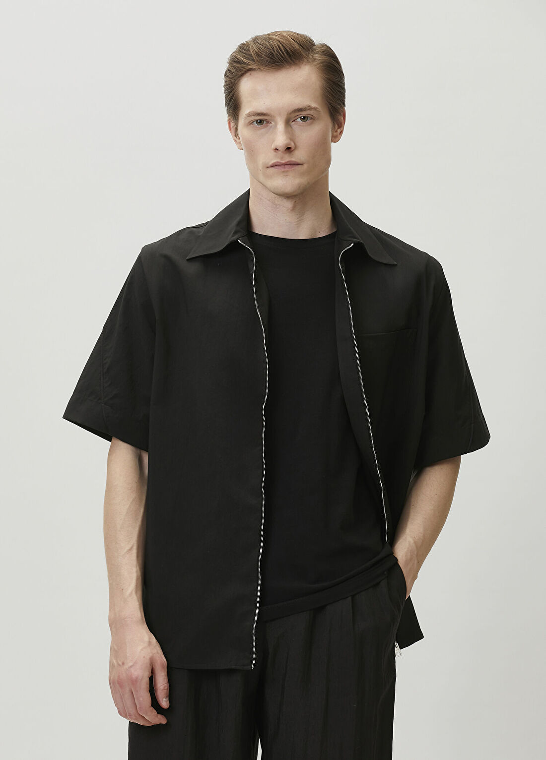 Givenchy Siyah Kısa Kollu Gömlek