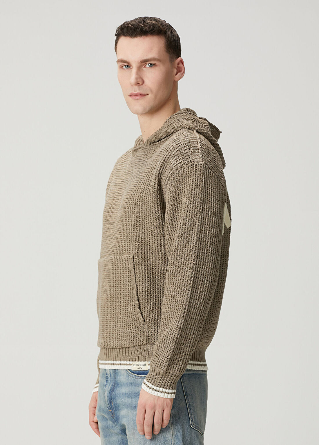 Golden Goose Patrick Vizon Kapüşonlu Dokulu Sweatshirt görsel 3