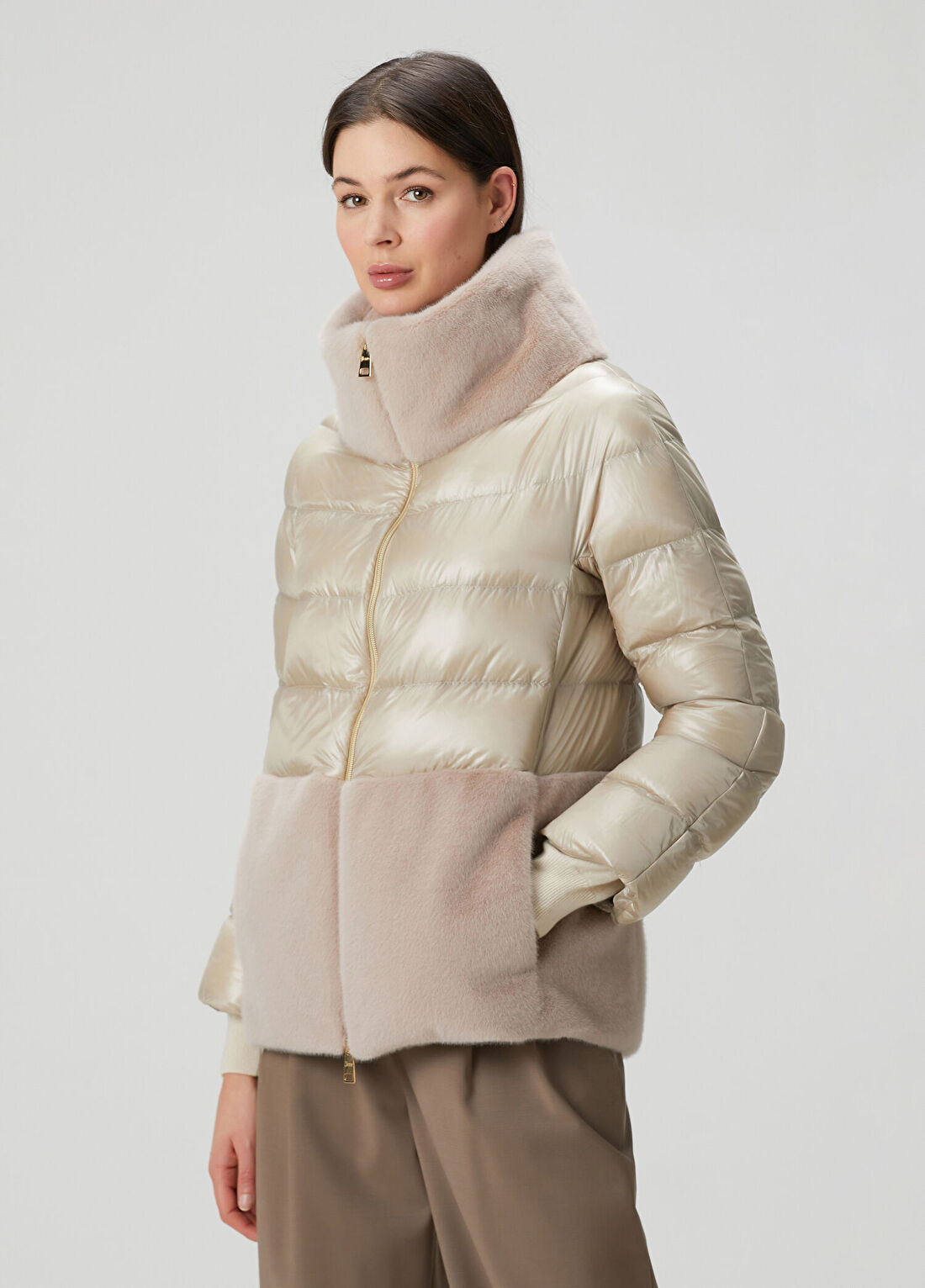Herno Bej Puffer Mont