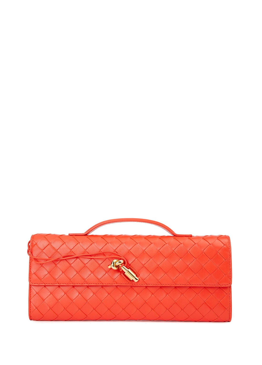 Bottega Veneta Andiamo Turuncu Kadın Deri El portföyü