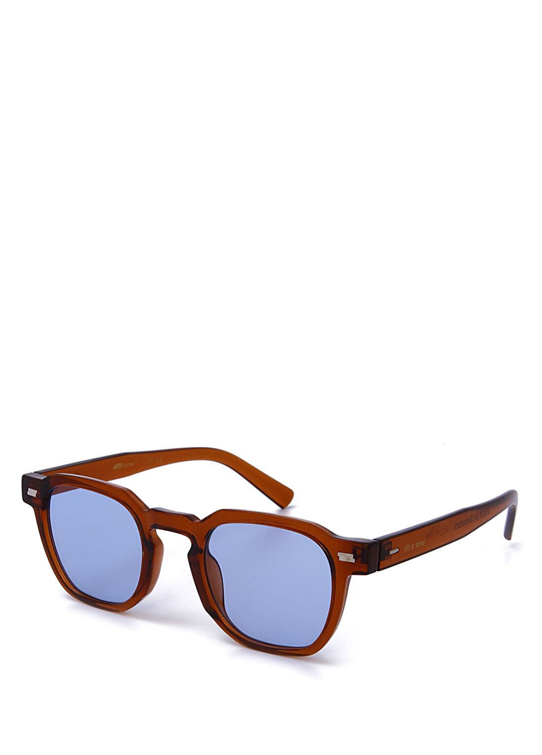 Mess Frames Rockstar Rust Açık Kahverengi Unisex Güneş Gözlüğü görsel 4