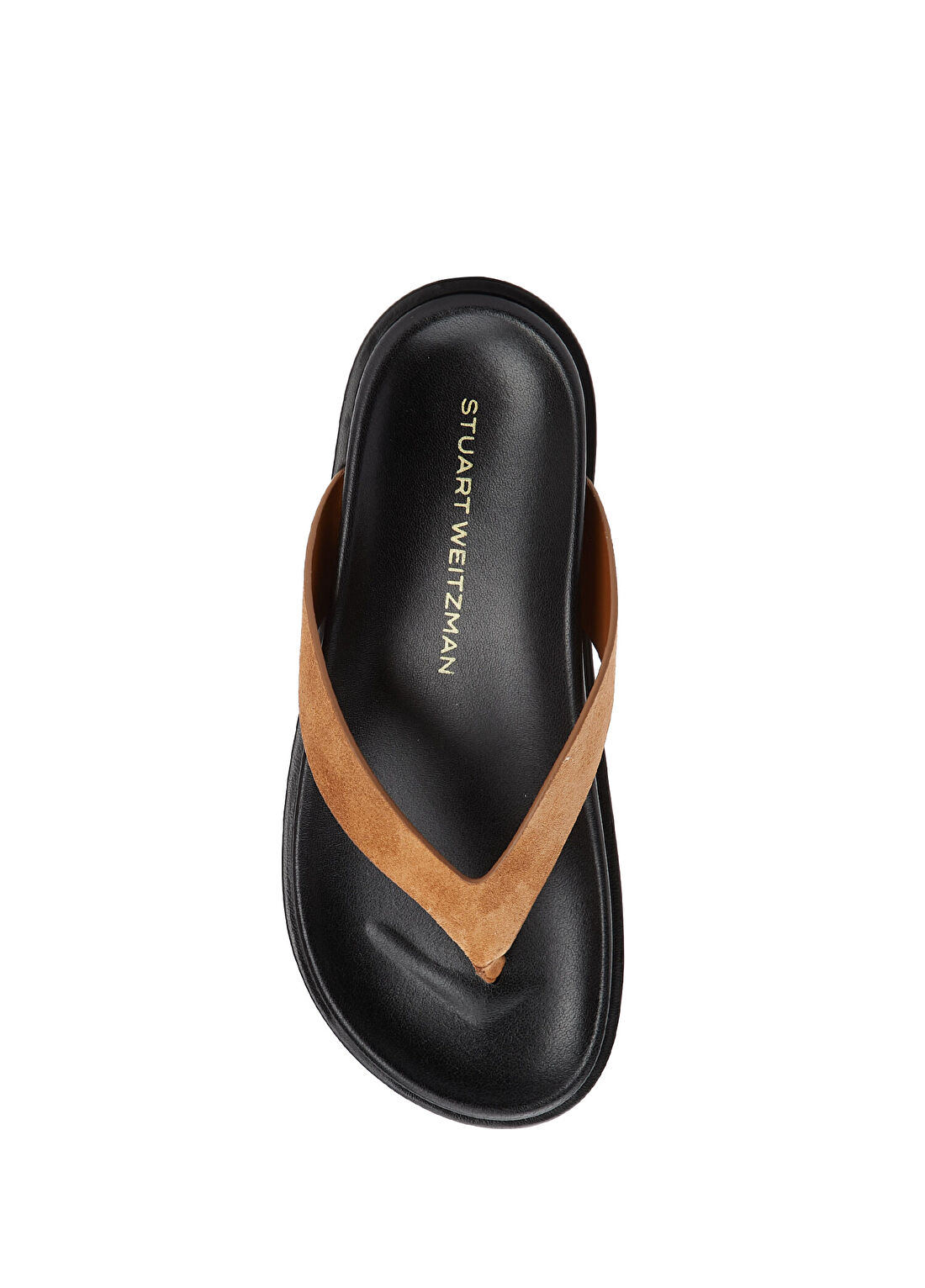 Stuart Weitzman Marykate Taba Kadın Deri Terlik görsel 4