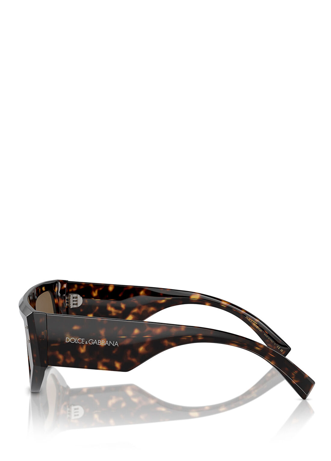 Dolce&Gabbana Kahverengi Turtle Desenli Erkek Güneş Gözlüğü görsel 4