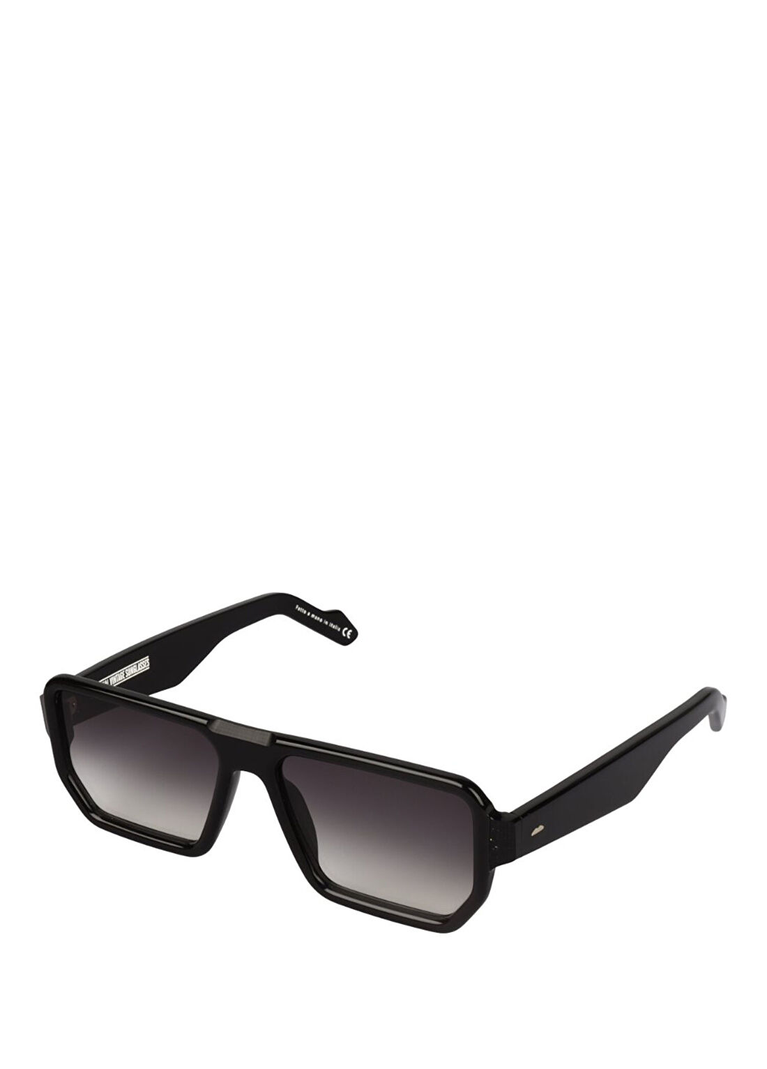 Original Vintage Sunglasses Zeroclub ZC 01 Black Asetat Unisex Güneş Gözlüğü