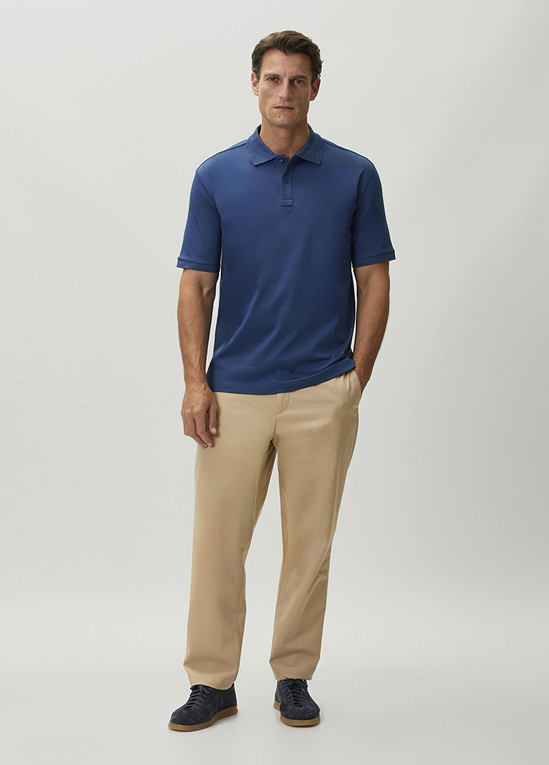 Eton Mavi Polo Yaka T-shirt görsel 2