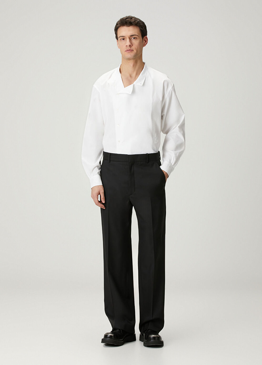 Kenzo Straight Tailored Siyah Pantolon