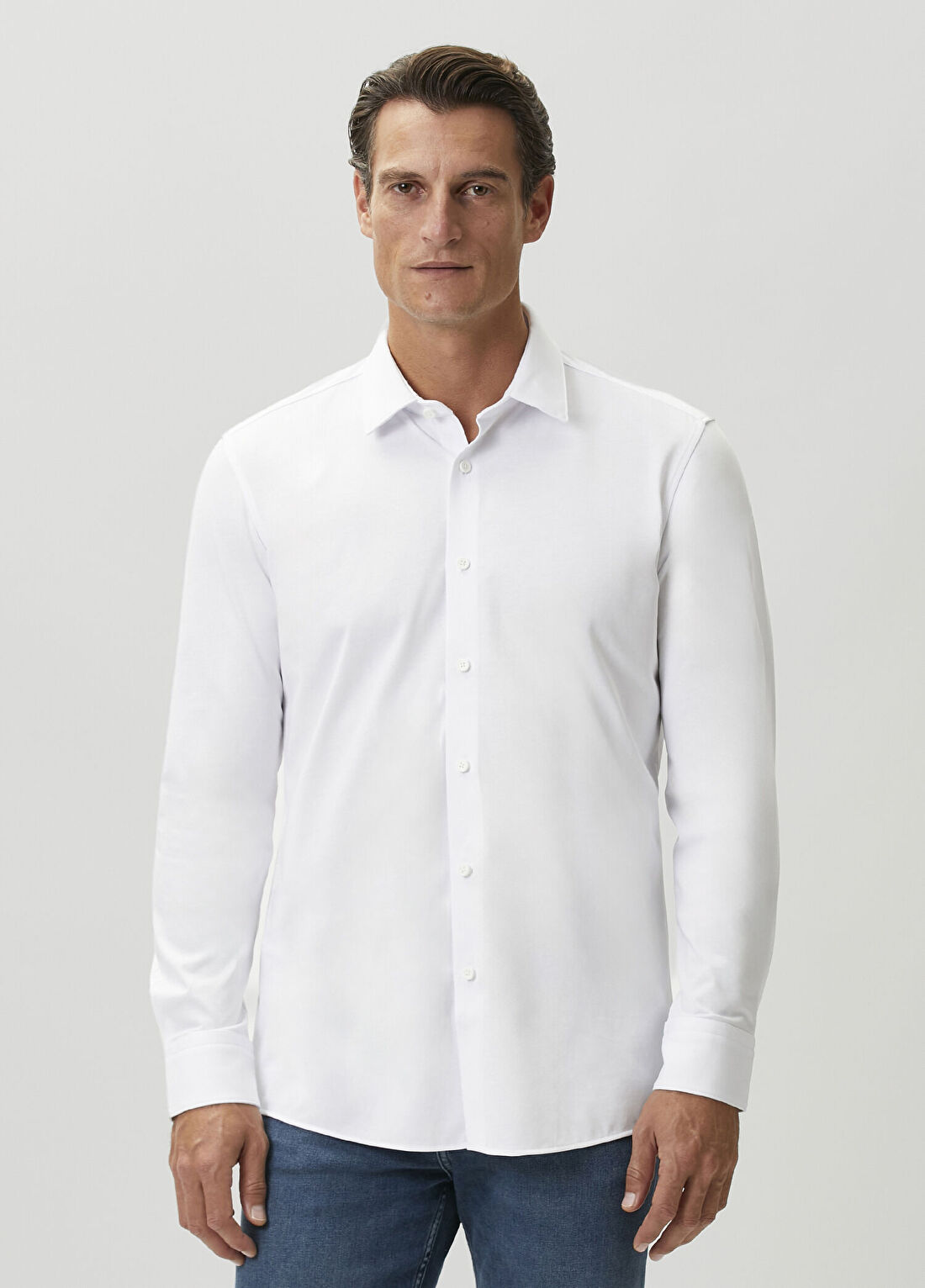 Boss Slim Fit Beyaz Gömlek