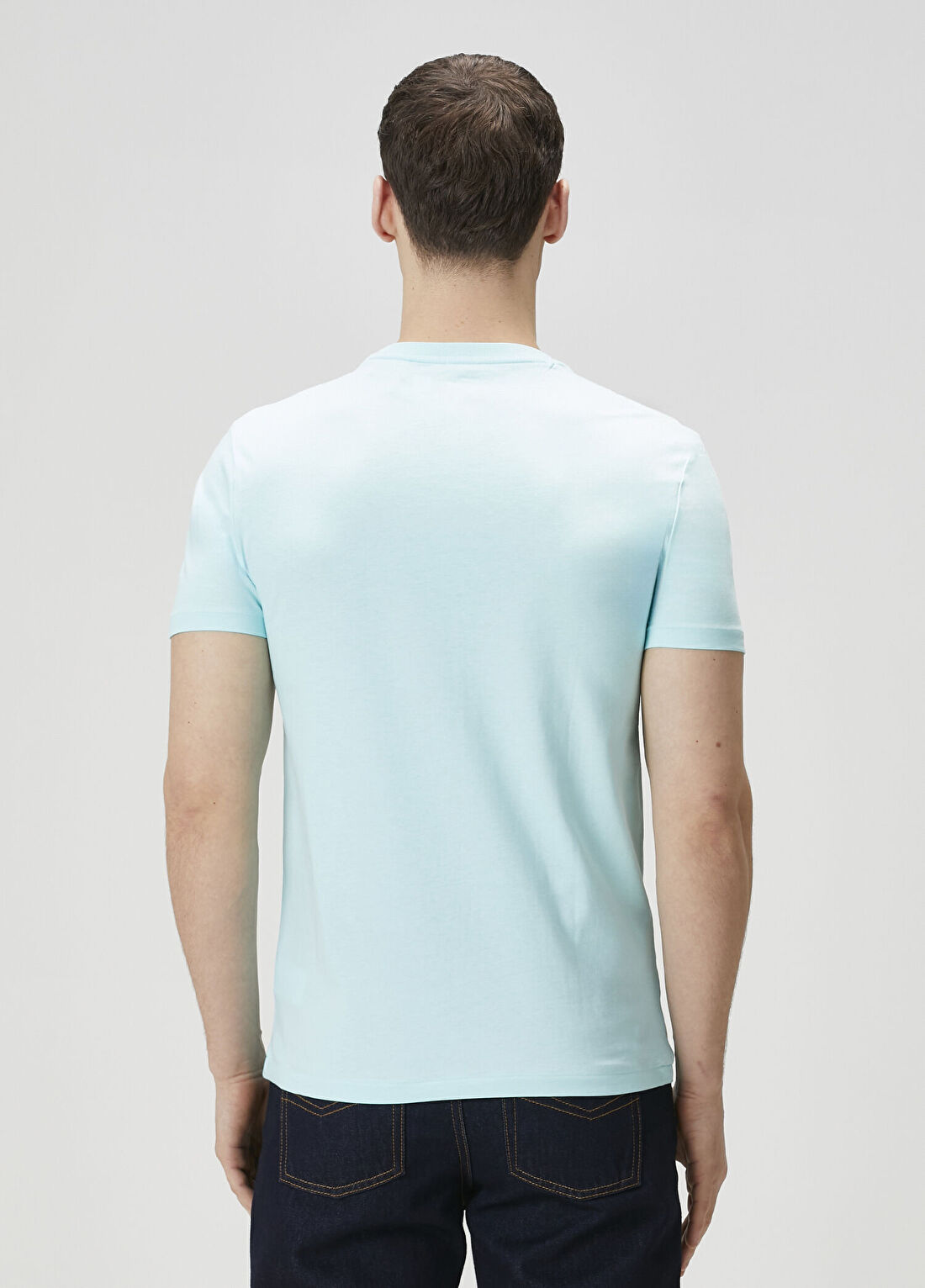 Polo Ralph Lauren Mavi Basic T-shirt görsel 4