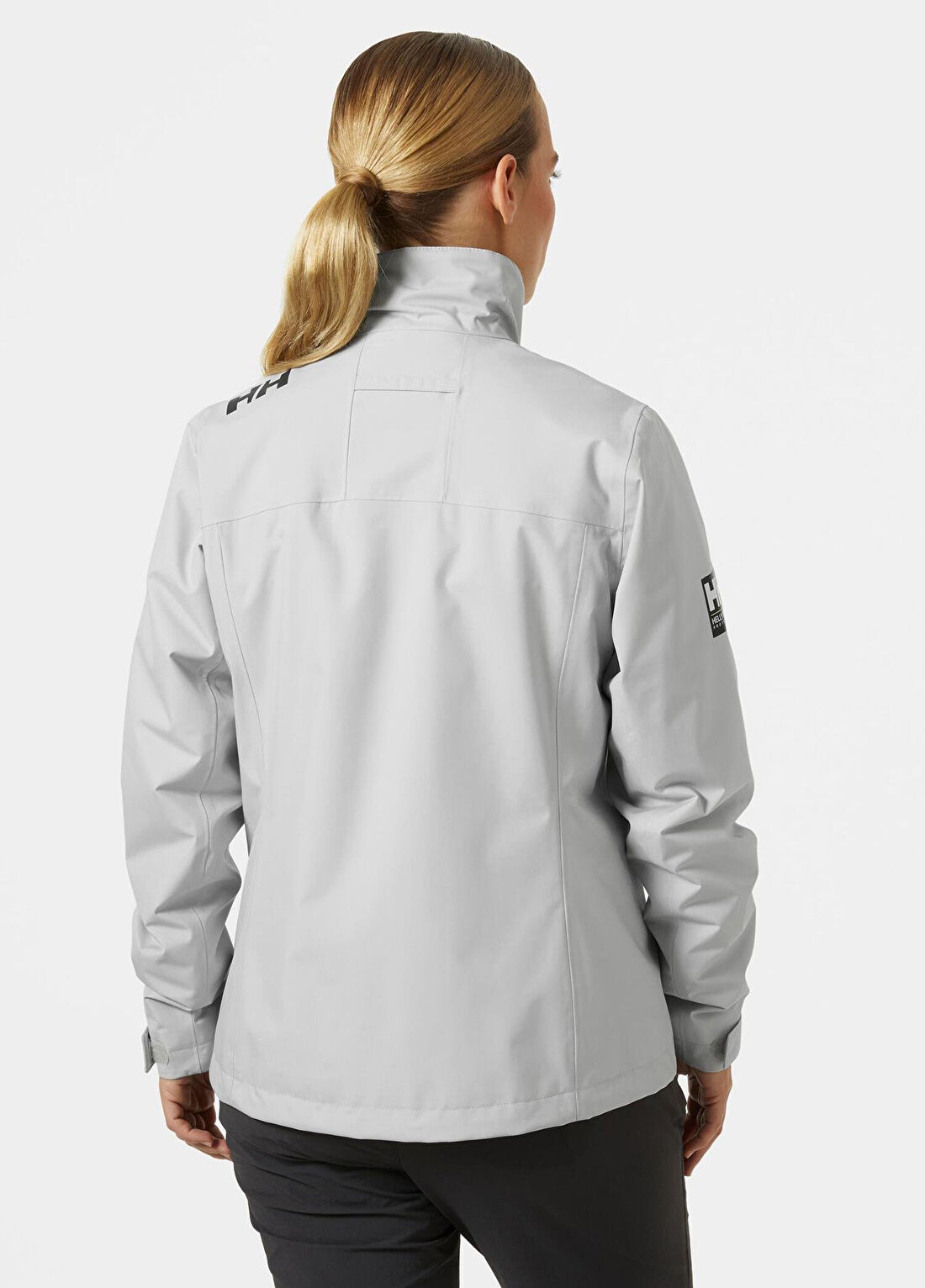 Helly Hansen W Crew Grey Fog Midlayer Polarlı Kadın Mont görsel 3
