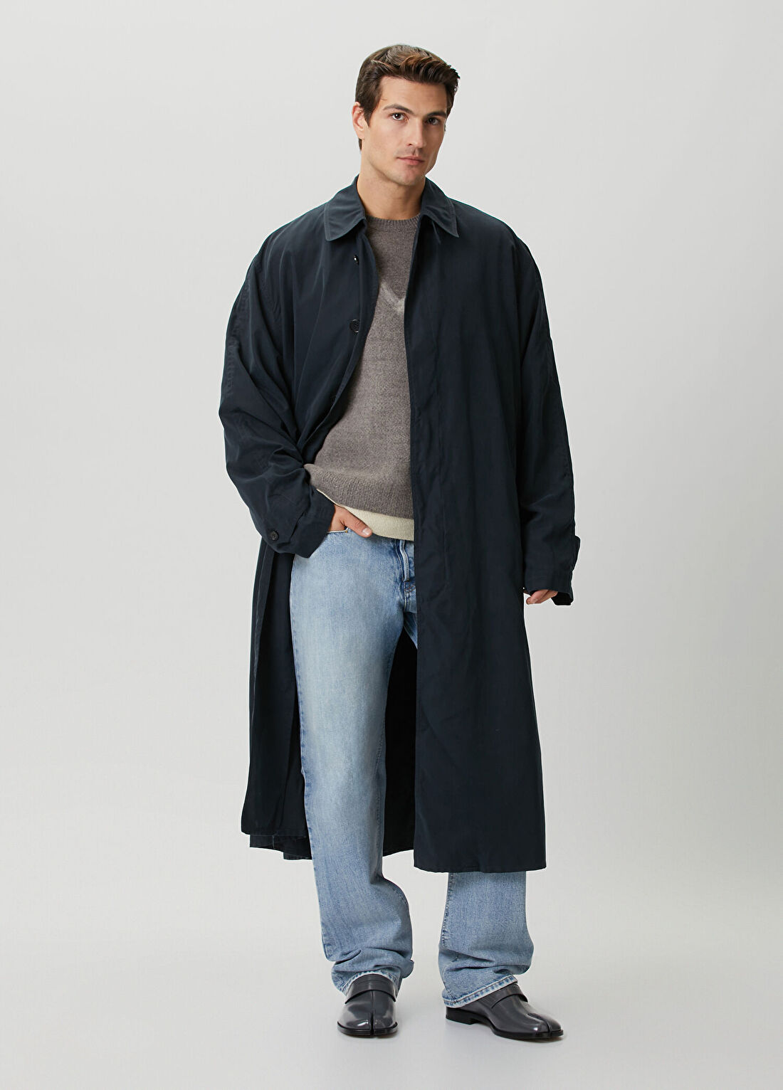Maison Margiela Lacivert Pardösü