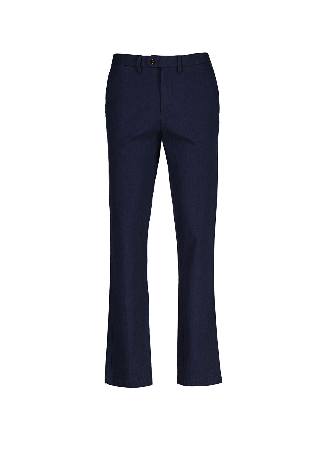 Gant Lacivert Slim Fit Casual Herringbone Erkek Pantolon