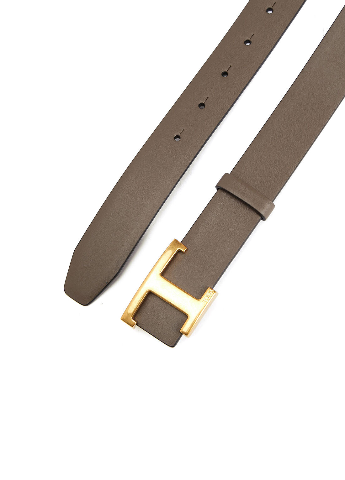 Tod's T Timeless Açık Vizon Kadın Deri Kemer görsel 2