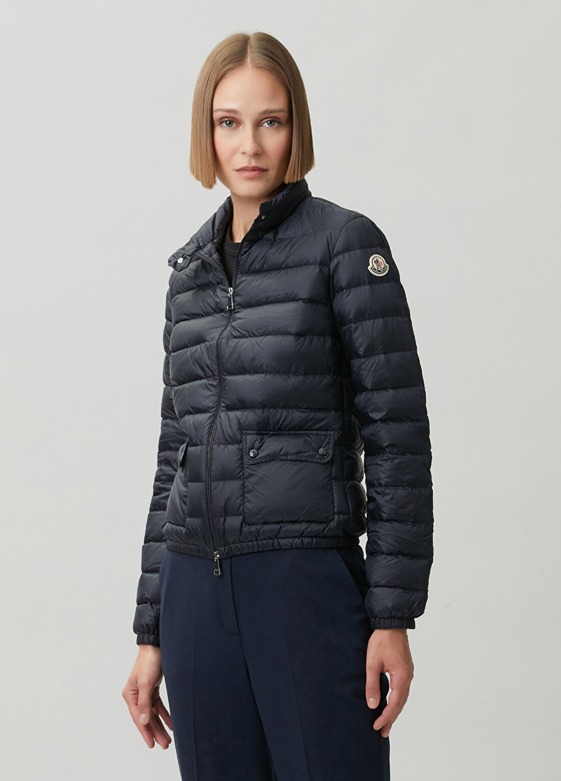 Moncler Lans Koyu Lacivert Mont görsel 3