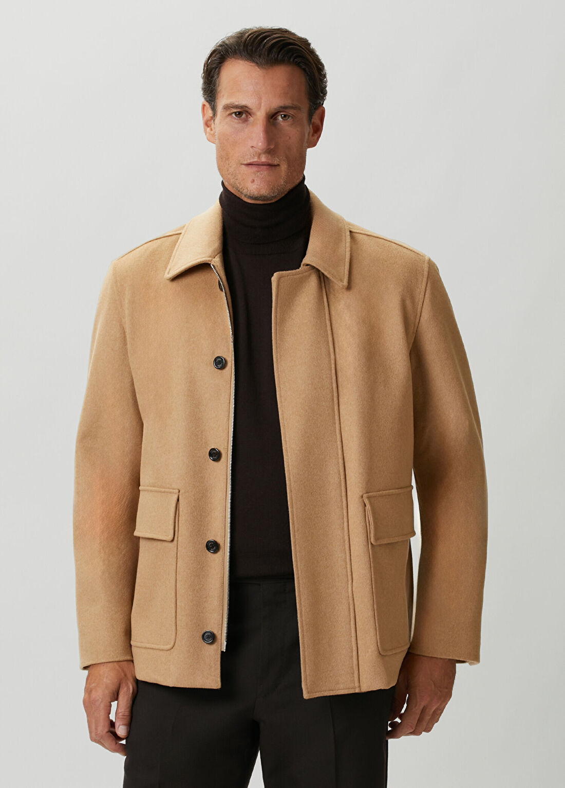 Lardini Camel Yün Mont
