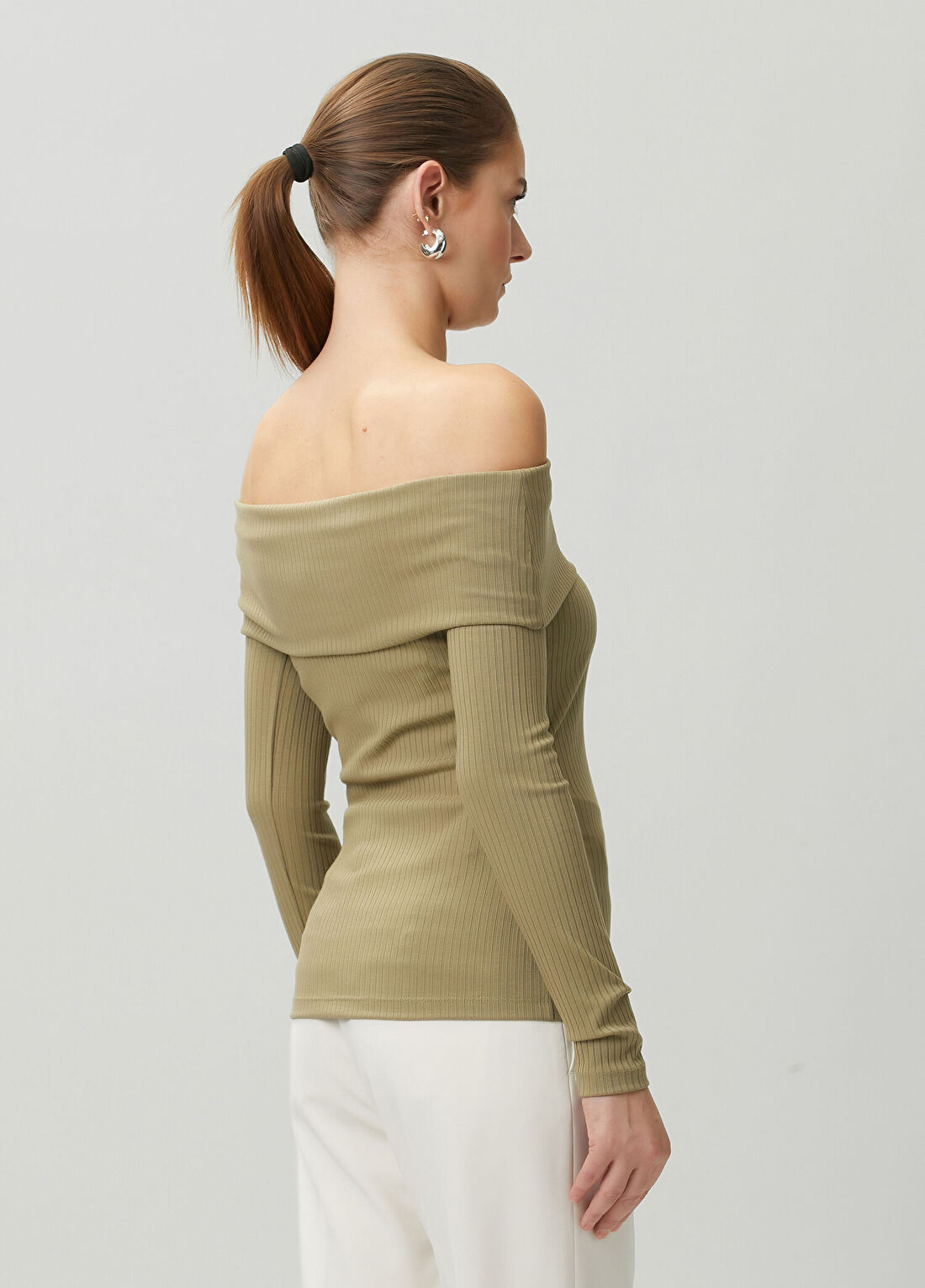 Lauren Ralph Lauren Yeşil Triko görsel 4