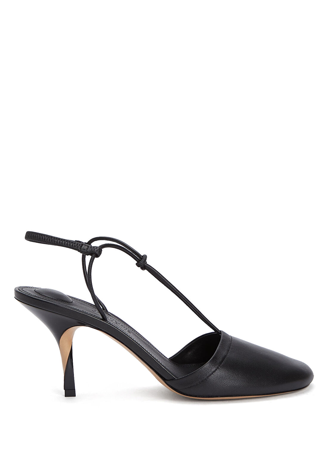 Jacquemus Pina Siyah Kadın Deri Sandalet