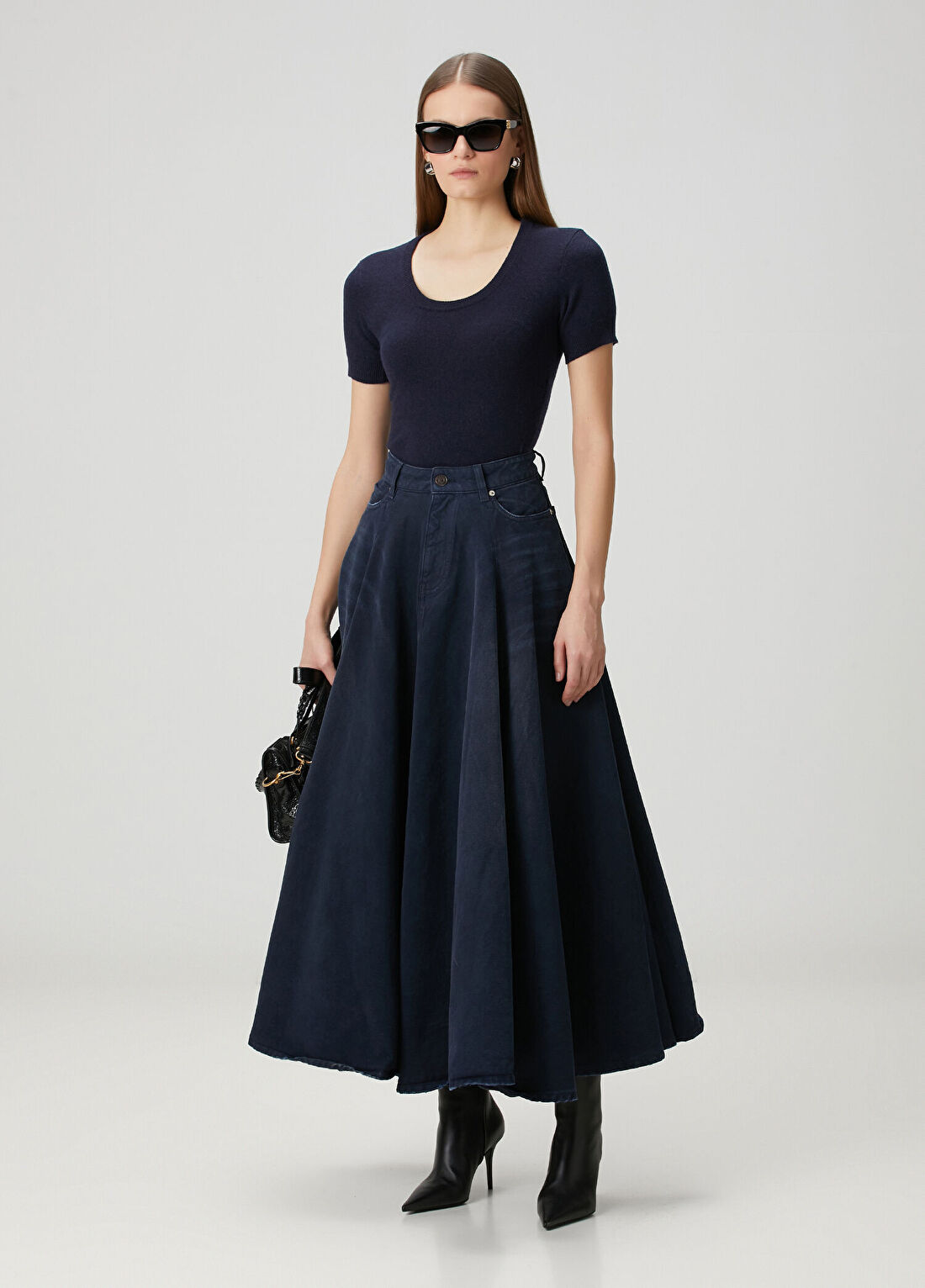 Balenciaga Lacivert Kaşmir Triko görsel 2