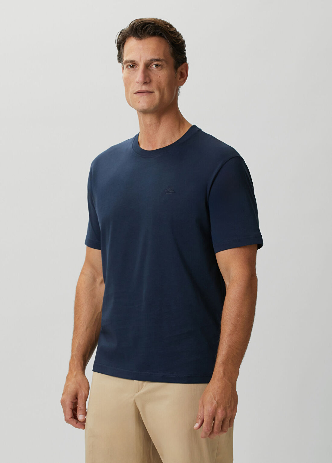 Etro Lacivert T-shirt görsel 3