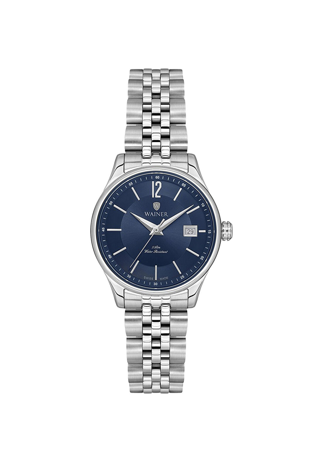Wainer WA.19030-C Gümüş Metal Kadın Kol Saati