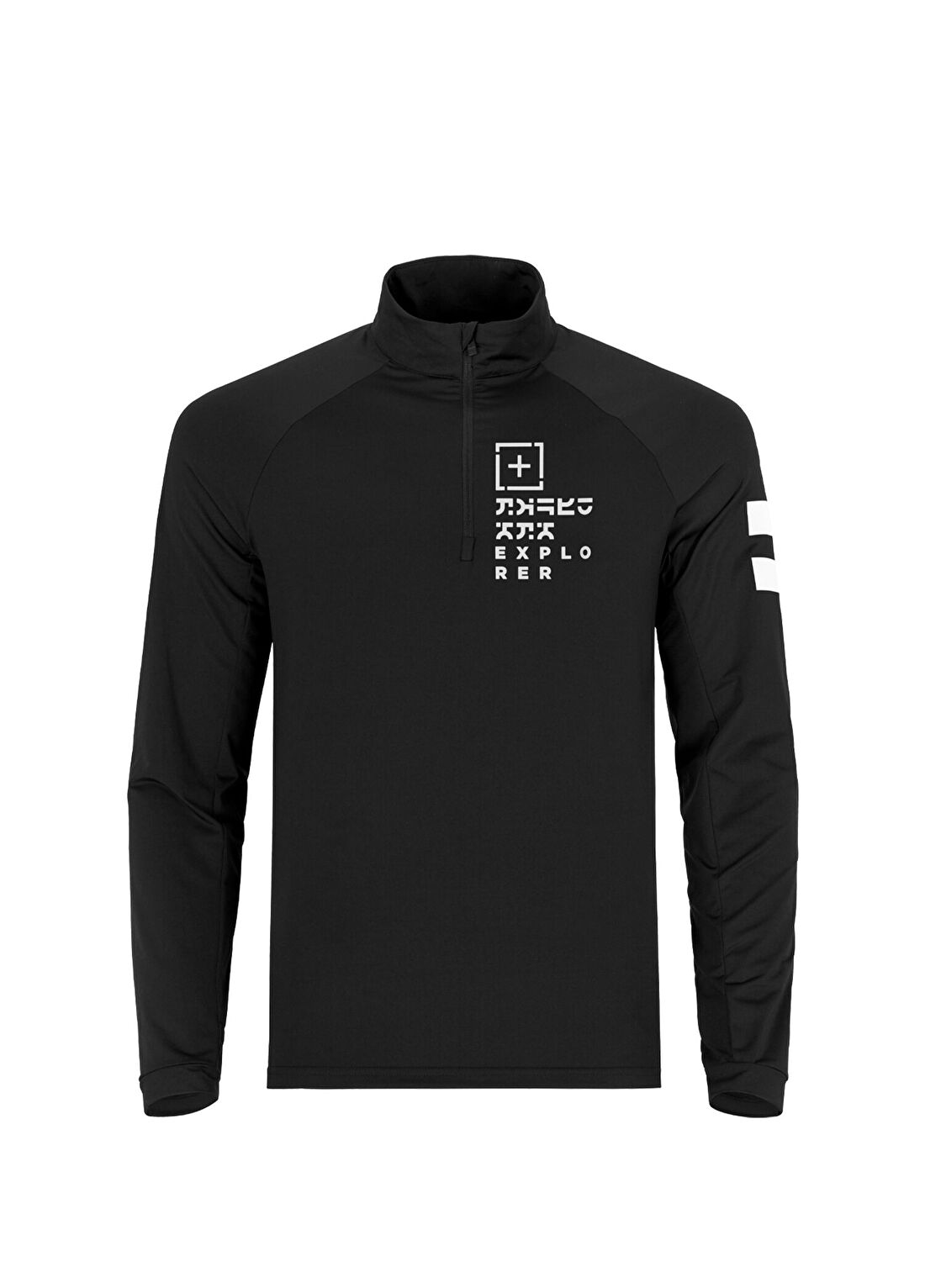 Onemore 631 Turtle Neck With Half Zip Explorer Siyah Erkek Polar