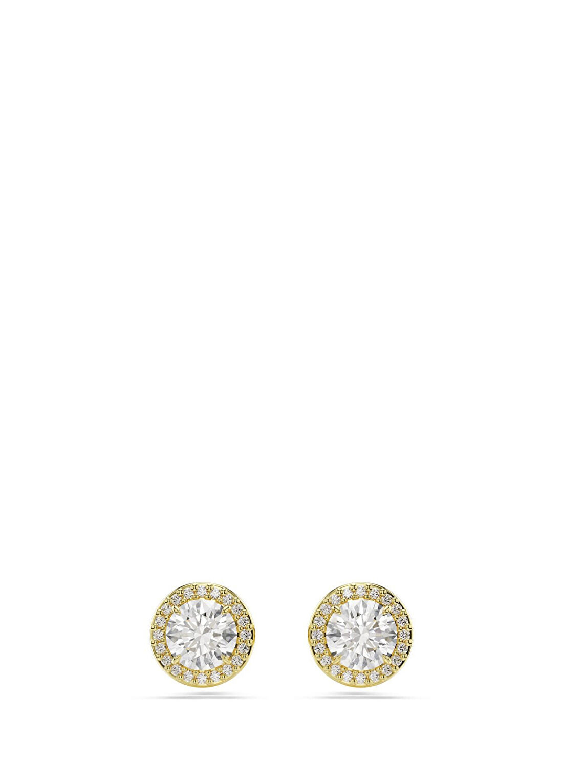 Swarovski Una Pe Stud Pave Whıte Gos Kadın Küpe