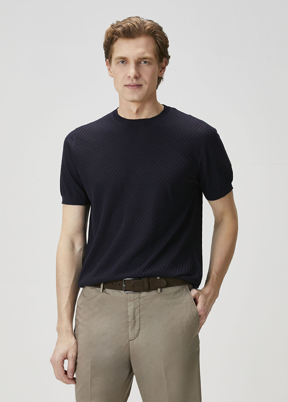 Corneliani Lacivert Triko